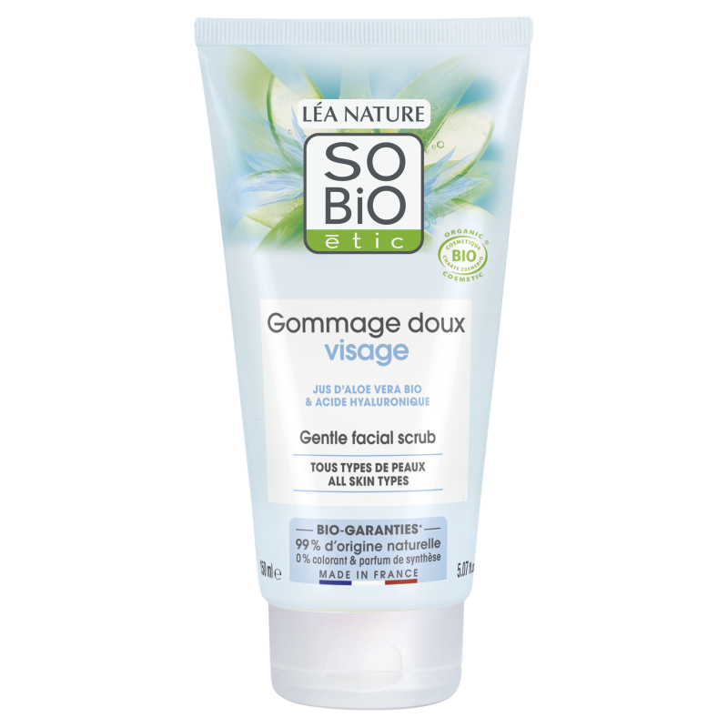 SO’BiO étic Peeling jemný pro časté použití Aloe vera hydratační BIO (150 ml) - s kyselinou hyaluronovou SO’BiO étic Peeling jemný pro časté použití Aloe vera hydratační BIO (150 ml) - s kyselinou hyaluronovou
