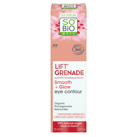 SO’BiO étic Péče o okolí očí Lift'Grenade BIO (15 ml) - s granátovým jablkem