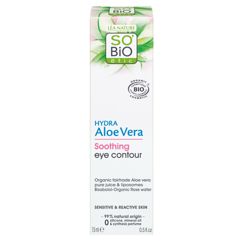 SO’BiO étic Krém kolem očí zklidňující s Aloe Vera BIO (15 ml) - hydratuje a zklidňuje oční okolí SO’BiO étic Krém kolem očí zklidňující s Aloe Vera BIO (15 ml) - hydratuje a zklidňuje oční okolí