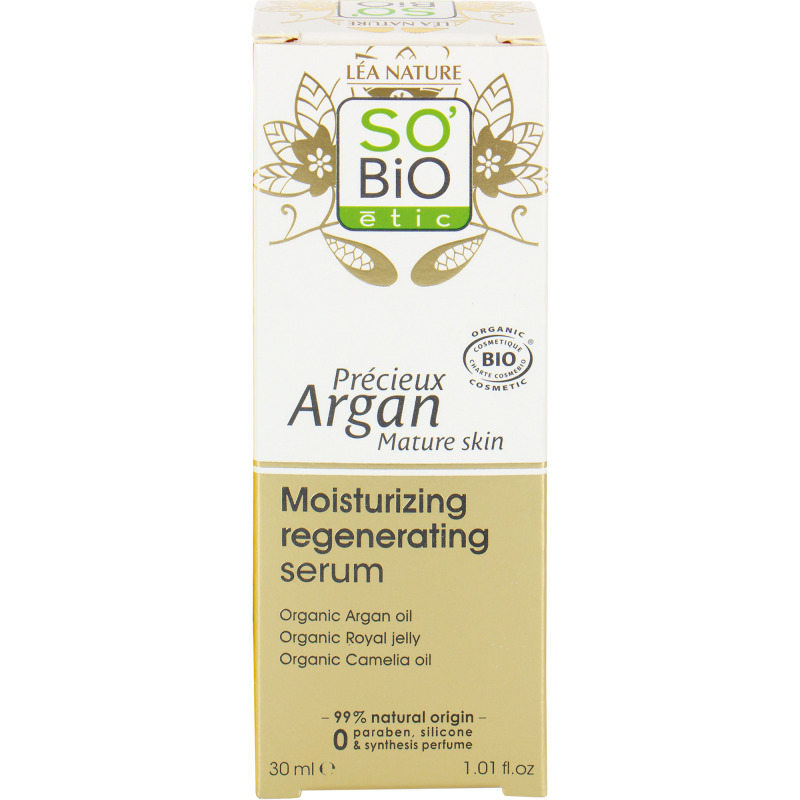 SO’BiO étic Anti-Age Precieux Argan Sérum hydratační a regenerační GOLD BIO (30 ml) - s kyselinou hyaluronovou SO’BiO étic Anti-Age Precieux Argan Sérum hydratační a regenerační GOLD BIO (30 ml) - s kyselinou hyaluronovou
