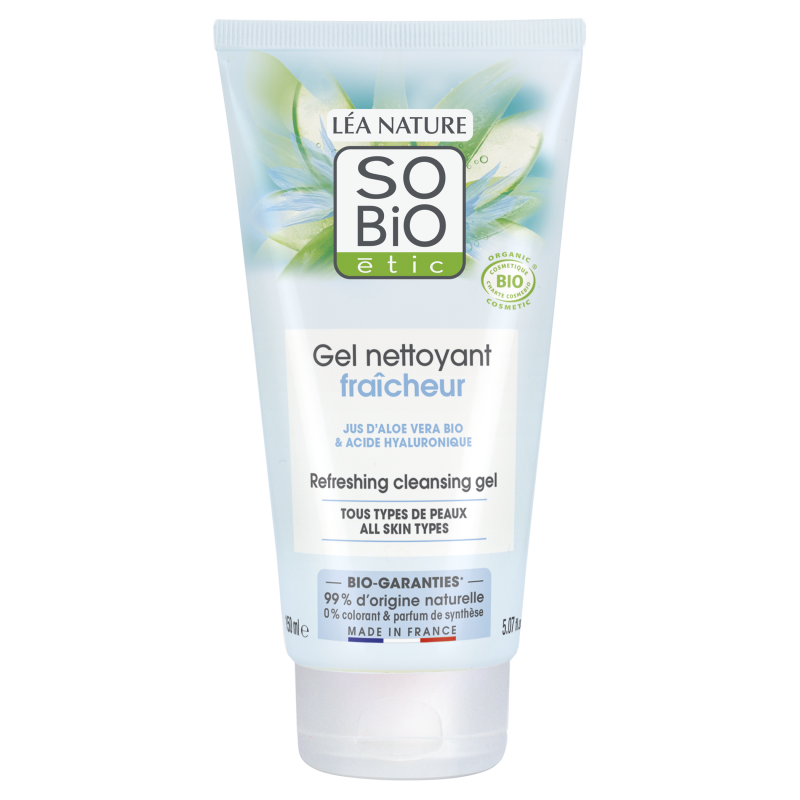 SO’BiO étic Gel mycí hydratační Aloe vera BIO (150 ml) - pro všechny typy pleti SO’BiO étic Gel mycí hydratační Aloe vera BIO (150 ml) - pro všechny typy pleti