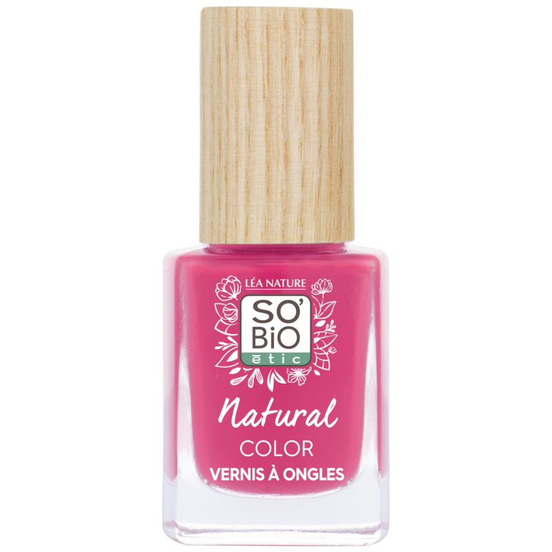 SO’BiO étic Lak na nehty - 40 bohémská růžová (11 ml) - se zářivou a intenzivní barvou SO’BiO étic Lak na nehty - 40 bohémská růžová (11 ml) - se zářivou a intenzivní barvou