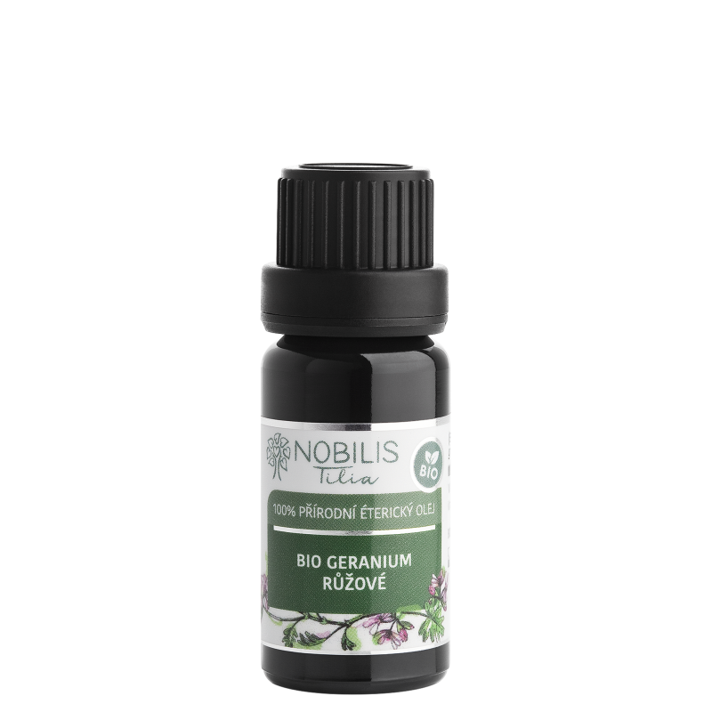Nobilis Tilia Éterický olej - geranium (10 ml) - zklidňuje a hojí Nobilis Tilia Éterický olej - geranium (10 ml) - zklidňuje a hojí