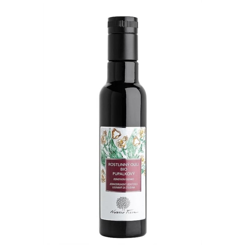 Nobilis Tilia Pupalkový olej BIO (250 ml) - obsahuje kyselinu linolovou Nobilis Tilia Pupalkový olej BIO (250 ml) - obsahuje kyselinu linolovou