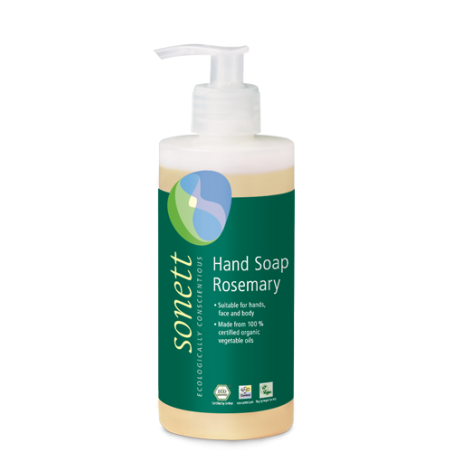 Sonett Tekuté mýdlo - rozmarýn 300 ml - pro vaše ruce, obličej i celé tělo