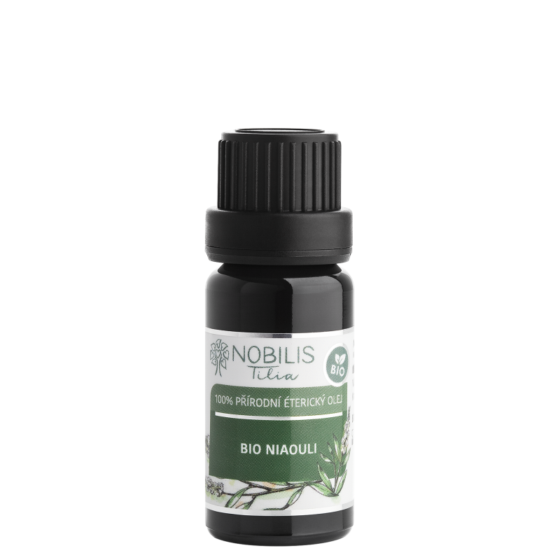Nobilis Tilia Éterický olej - BIO Niaouli (10 ml) - na ztuhlé svaly a cesty dýchací Nobilis Tilia Éterický olej - BIO Niaouli (10 ml) - na ztuhlé svaly a cesty dýchací