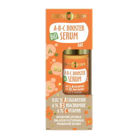 Purity Vision Denní pleťové sérum ABC Booster Day (30 ml) - s astaxanthinem, niacinamidem a vitamínem c