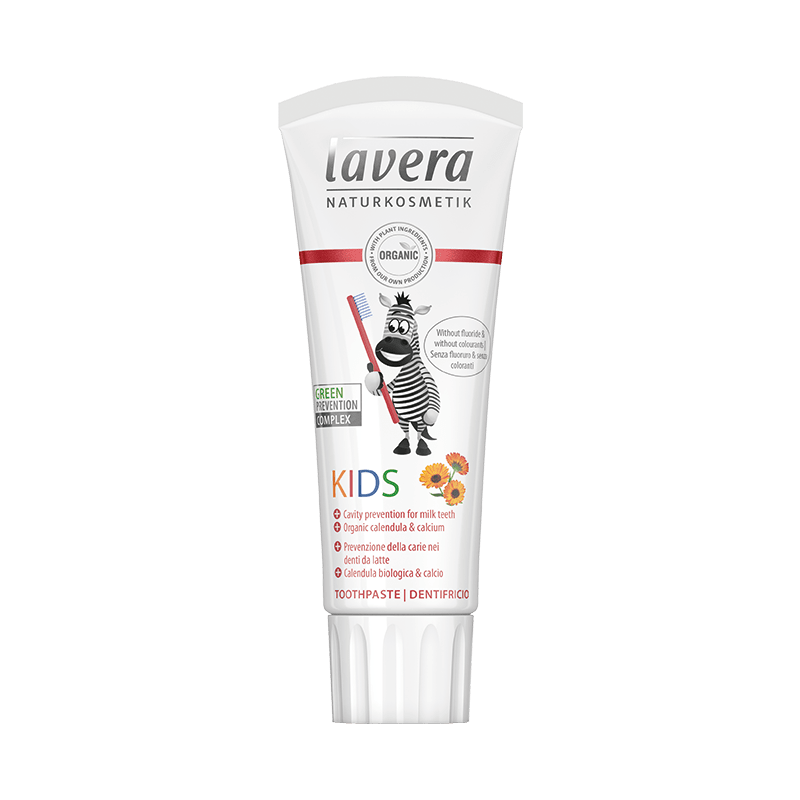 Lavera Dětská zubní pasta s měsíčkem (75 ml) - s ovocnou chutí, bez fluoridu