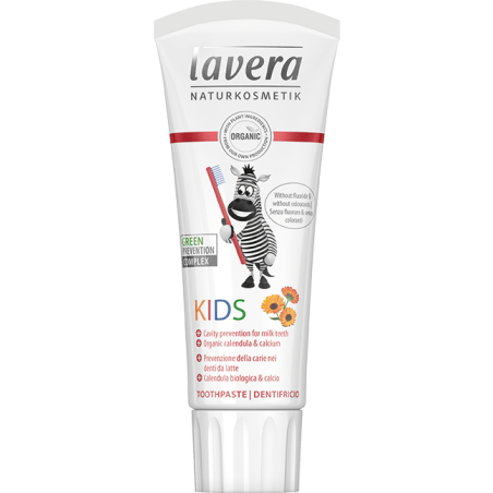 Lavera Dětská zubní pasta s měsíčkem (75 ml) - s ovocnou chutí, bez fluoridu