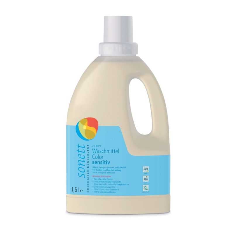 Sonett Tekutý prací gel na barevné prádlo Sensitive 1.5 l Sonett Tekutý prací gel na barevné prádlo Sensitive 1.5 l