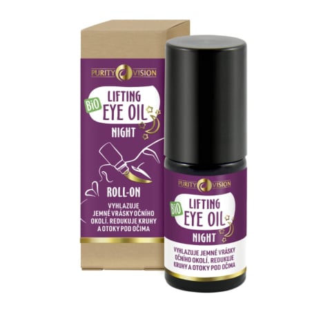 Purity Vision Liftingový roll-on olej na oční okolí (5 ml) - noční - vyhlazuje jemné vrásky a regeneruje oční okolí