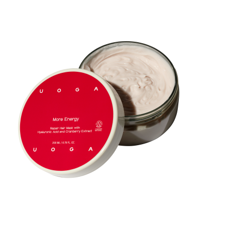 Uoga Uoga Maska pro hloubkovou regeneraci vlasů More Energy (200 ml) - pomoc pro poškozené a suché vlasy