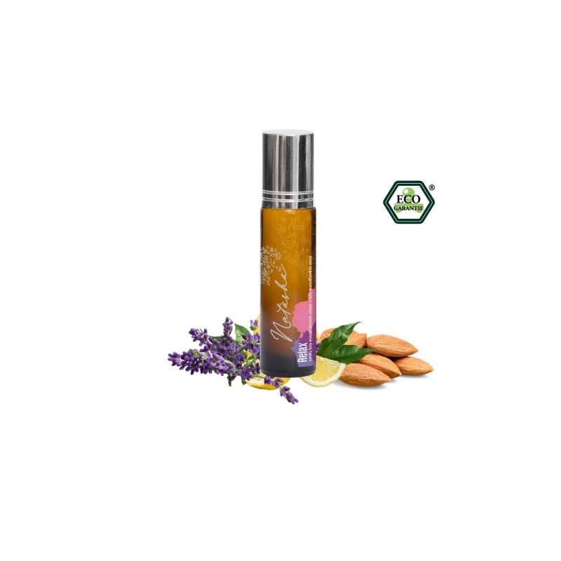 Natasha Roll-on Směs esenciálních olejů - Relax (10 ml) - pro nalezení vnitřího klidu