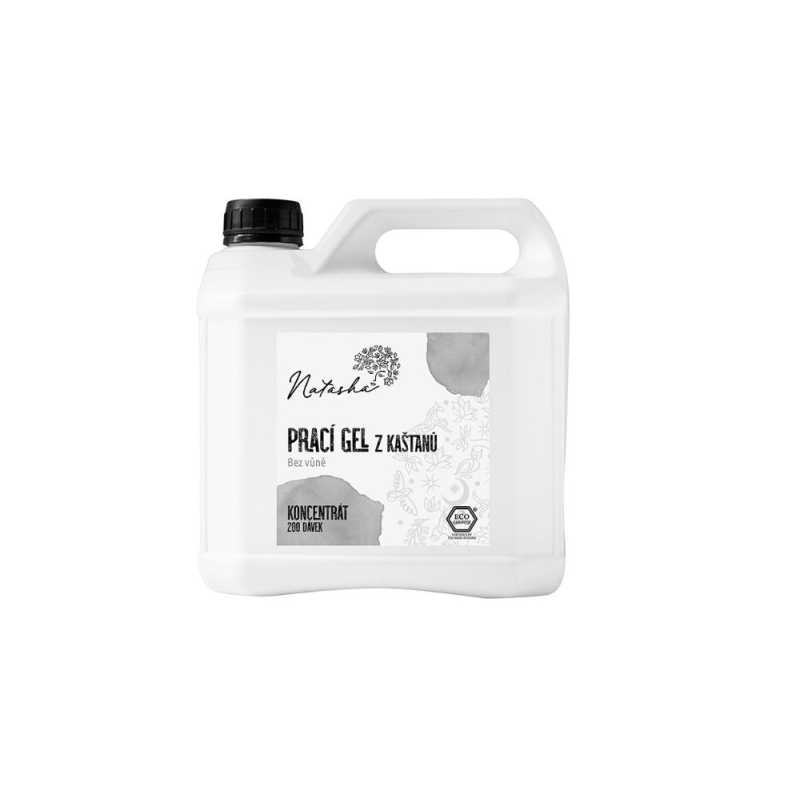 Natasha Prací gel z kaštanů bez vůně - koncentrát 3 l - i pro tu nejcitlivější pokožku Natasha Prací gel z kaštanů bez vůně - koncentrát 3 l - i pro tu nejcitlivější pokožku