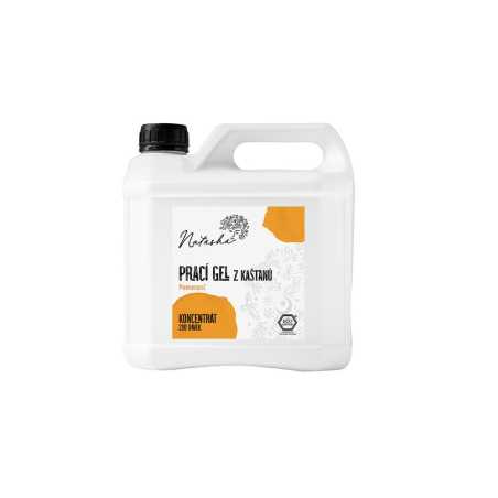 Natasha Prací gel z kaštanů Pomeranč - koncentrát 3 l - 33 pracích dávek v 500 ml