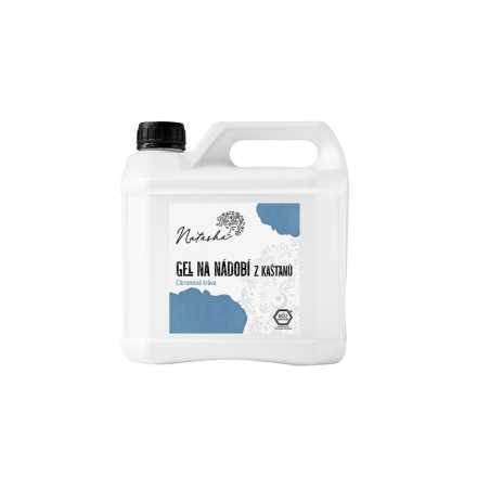 Natasha Gel na nádobí z kaštanů Citronová tráva 3 l - bojovník s mastnotou šetrný k pokožce