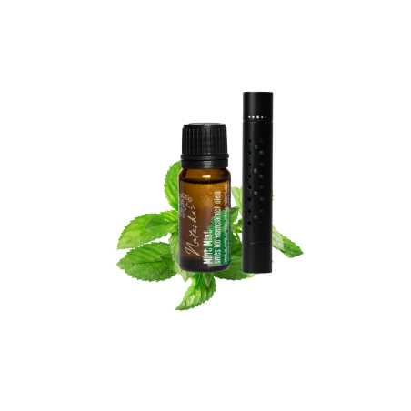 Natasha Sada Difuzér do auta + olej Mint Mint - včetně 3 bavlněných polštářků