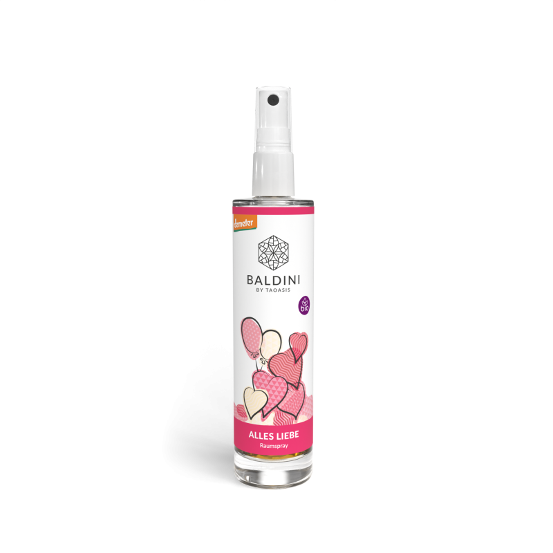 TAOASIS Baldini Osvěžovač vzduchu All the Love BIO (50 ml) - vyrovnávající, posilující a afrodiziakální TAOASIS Baldini Osvěžovač vzduchu All the Love BIO (50 ml) - vyrovnávající, posilující a afrodiziakální