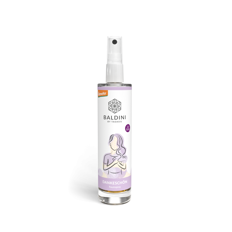 TAOASIS Baldini Osvěžovač vzduchu Thank You BIO (50 ml) - povznášející, vyrovnávající a relaxační TAOASIS Baldini Osvěžovač vzduchu Thank You BIO (50 ml) - povznášející, vyrovnávající a relaxační