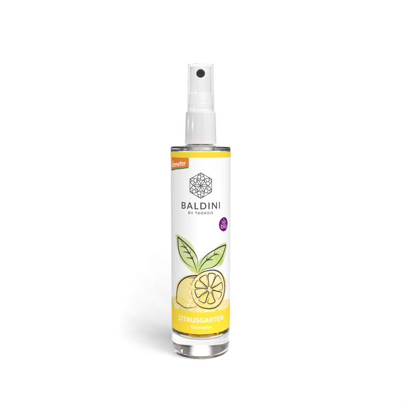 TAOASIS Baldini Osvěžovač vzduchu Citrus Garden BIO (50 ml) - osvěžující, rozjasňující a energizující TAOASIS Baldini Osvěžovač vzduchu Citrus Garden BIO (50 ml) - osvěžující, rozjasňující a energizující