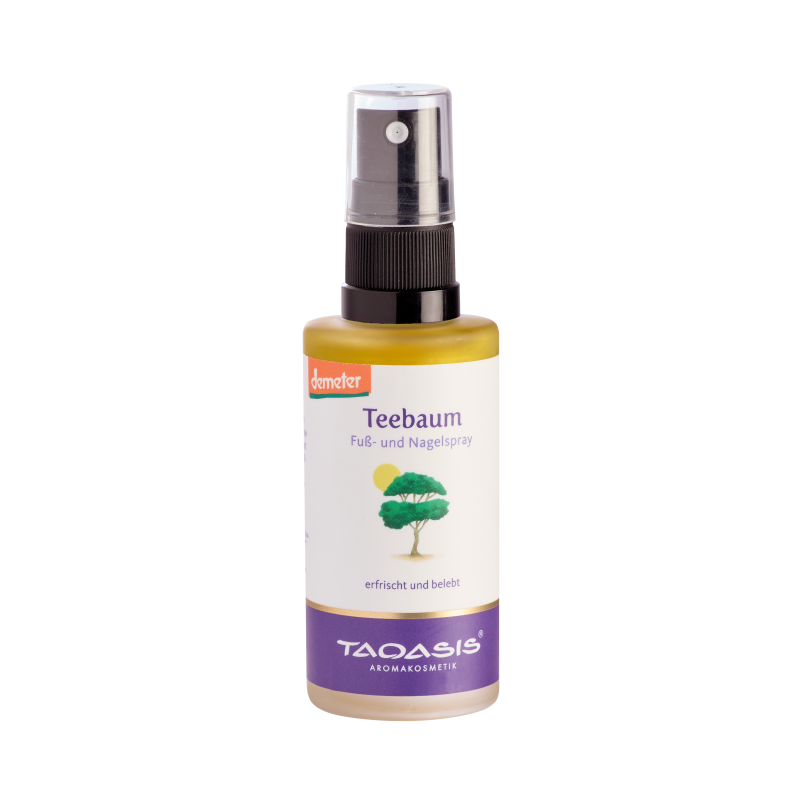 TAOASIS Sprej na nohy s tea tree BIO (50 ml) - osvěžuje, chladí a potlačuje zápach TAOASIS Sprej na nohy s tea tree BIO (50 ml) - osvěžuje, chladí a potlačuje zápach