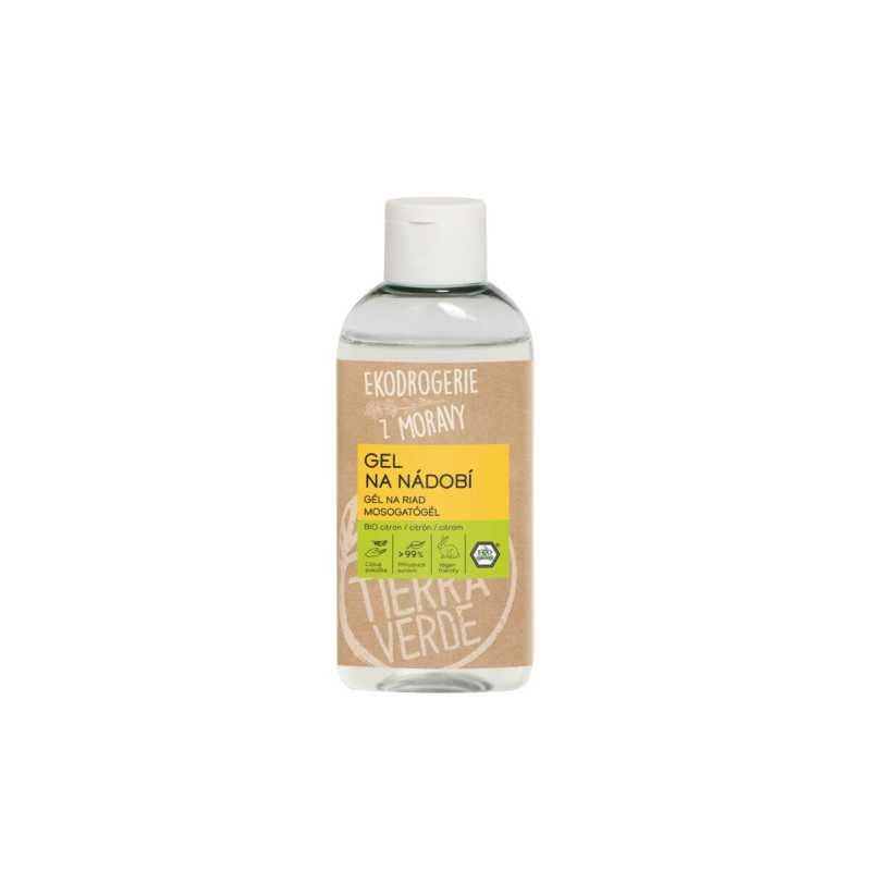 Tierra Verde Gel na nádobí - BIO citron 100 ml Tierra Verde Gel na nádobí - BIO citron 100 ml