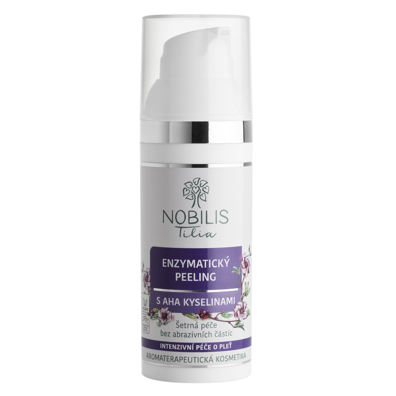 Nobilis Tilia Enzymatický pleťový peeling s AHA kyselinami (50 ml) - bez drsných abrazivních částic