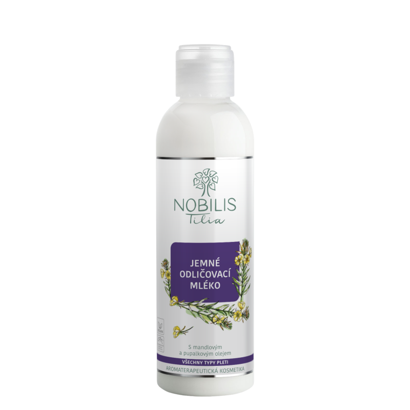 Nobilis Tilia Jemné odličovací mléko (200 ml) - s mandlovým a pupalkovým olejem Nobilis Tilia Jemné odličovací mléko (200 ml) - s mandlovým a pupalkovým olejem