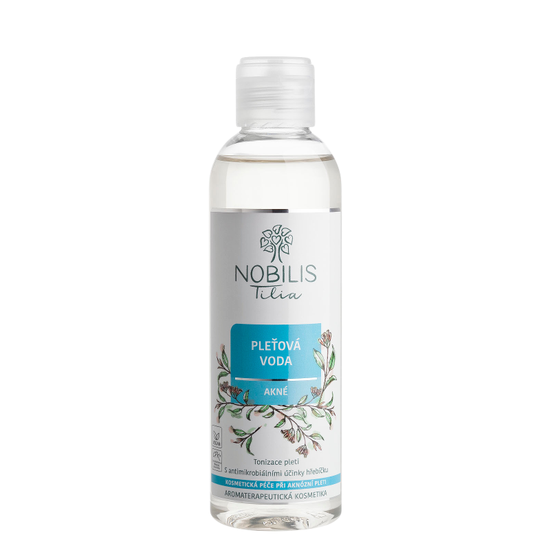 Nobilis Tilia Pleťová voda Akné 200 ml - pro aknózní a mastnou pleť Nobilis Tilia Pleťová voda Akné 200 ml - pro aknózní a mastnou pleť