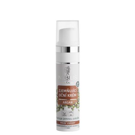 Nobilis Tilia Zjemňující oční krém Argan BIO (15 ml) - s černým rybízem a vanilkou