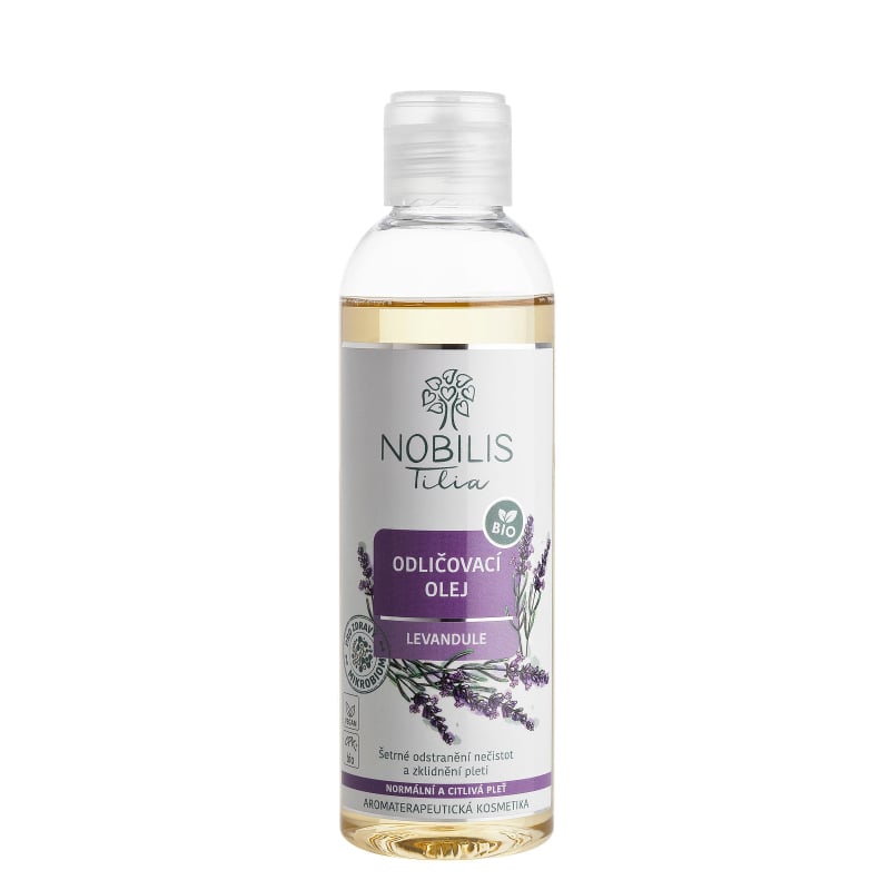 Nobilis Tilia Odličovací olej Levandule BIO (200 ml) - pro normální a smíšenou pleť Nobilis Tilia Odličovací olej Levandule BIO (200 ml) - pro normální a smíšenou pleť