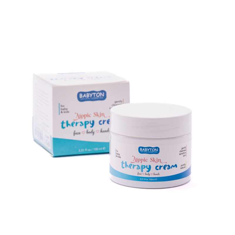 Babyton Pečující krém pro děti ATOPIC (100 ml) - s bambuckým máslem a aloe vera Babyton Pečující krém pro děti ATOPIC (100 ml) - s bambuckým máslem a aloe vera