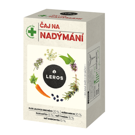 LEROS Bylinný čaj na nadýmání - nálev. sáčky (20 x 1,5 g) - mírní trávicí potíže