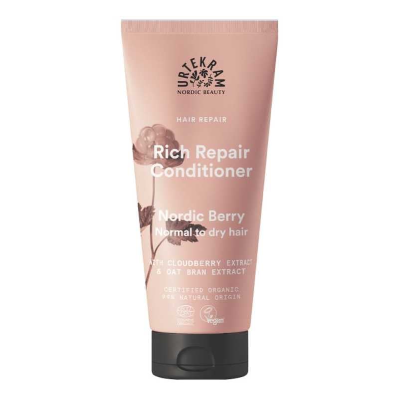 Urtekram Regenerační kondicionér Nordic Berry BIO (180 ml) - ideální pro normální až suché vlasy Urtekram Regenerační kondicionér Nordic Berry BIO (180 ml) - ideální pro normální až suché vlasy