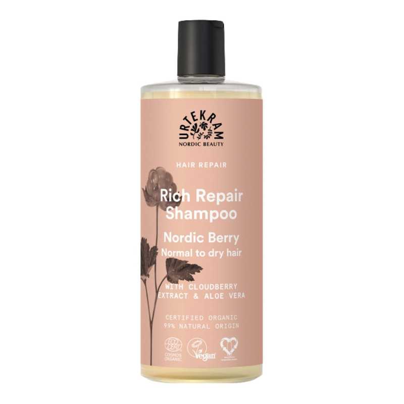 Urtekram Regenerační šampon Nordic Berry BIO 500 ml - pro lesklé a hebké vlasy