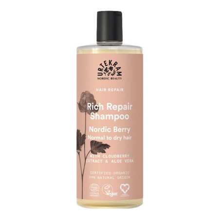 Urtekram Regenerační šampon Nordic Berry BIO 500 ml - pro lesklé a hebké vlasy
