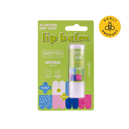 Babyton Dětský balzám na rty Natural (5 g) - i pro nejmenší děti