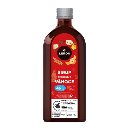 LEROS Sirup Bylinkové Vánoce (250 ml) - mnohostranné použití