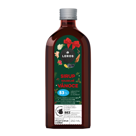 LEROS Sirup Kouzelné Vánoce (250 ml) - mnohostranné použití