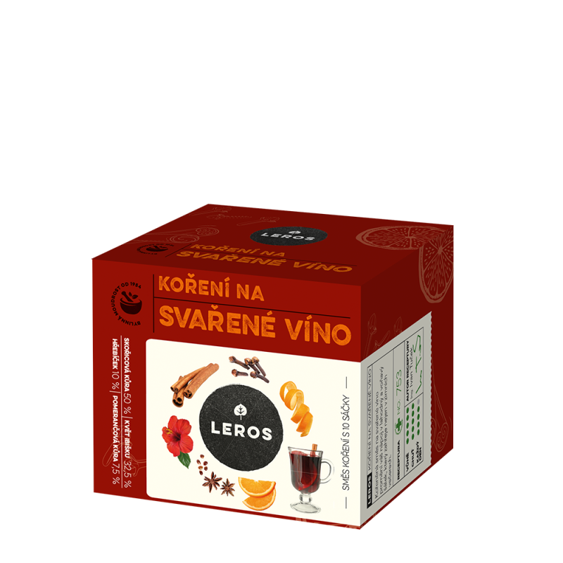 LEROS Koření na svařené víno (10 x 2 g) - ideální na zimní večery LEROS Koření na svařené víno (10 x 2 g) - ideální na zimní večery