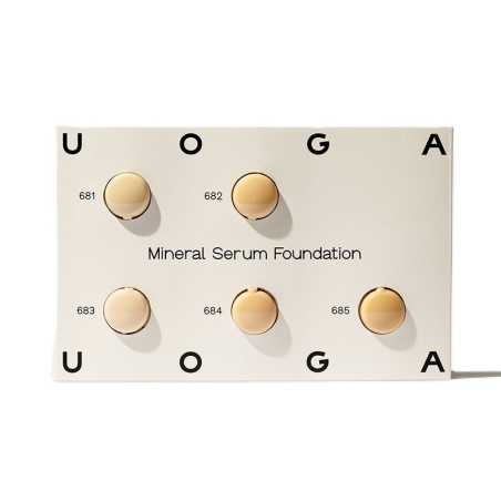 Uoga Uoga Sada testerů Tekutý minerální make-up a sérum SPF 20 BIO (10 x 1 ml) - 10 odstínů make-upu