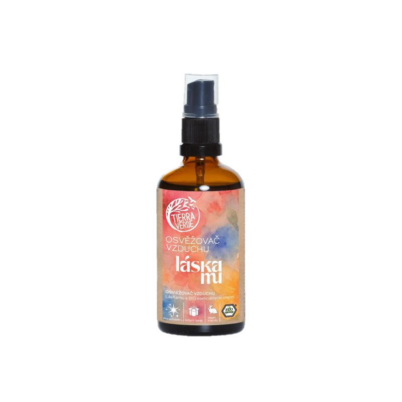Tierra Verde Osvěžovač vzduchu - Láska by Kamu (100 ml) - výrazná květinová vůně Tierra Verde Osvěžovač vzduchu - Láska by Kamu (100 ml) - výrazná květinová vůně