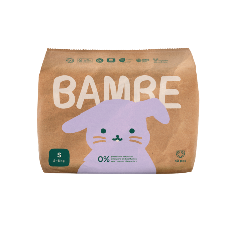 Bambe Ekoplenky - vel. S (2 - 6 kg) (40 ks) - vyrobeno v česku