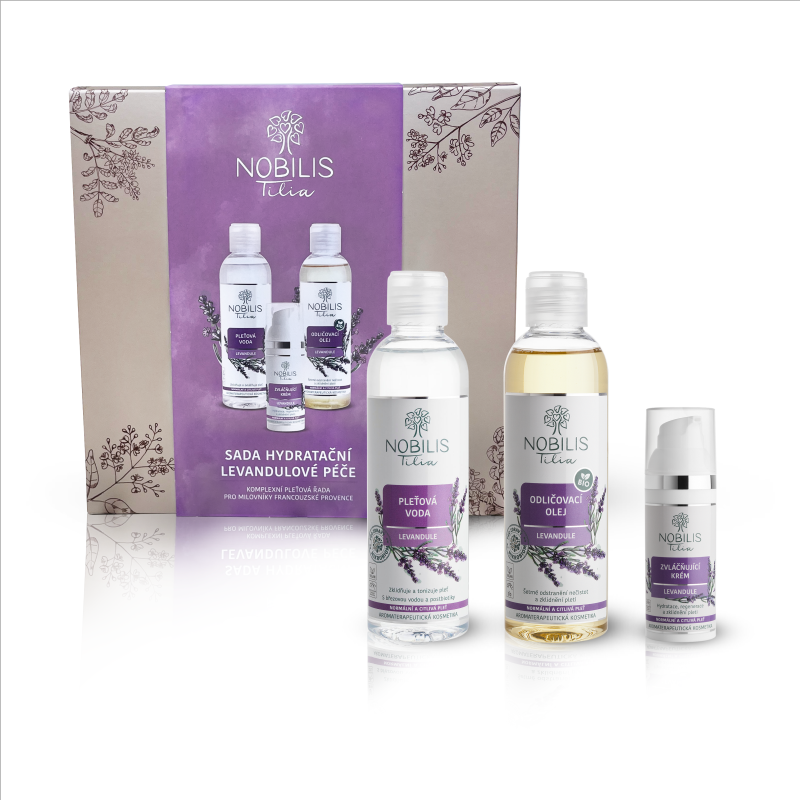 Nobilis Tilia Sada hydratační levandulové péče - pro normální, smíšenou i citlivou pleť Nobilis Tilia Sada hydratační levandulové péče - pro normální, smíšenou i citlivou pleť