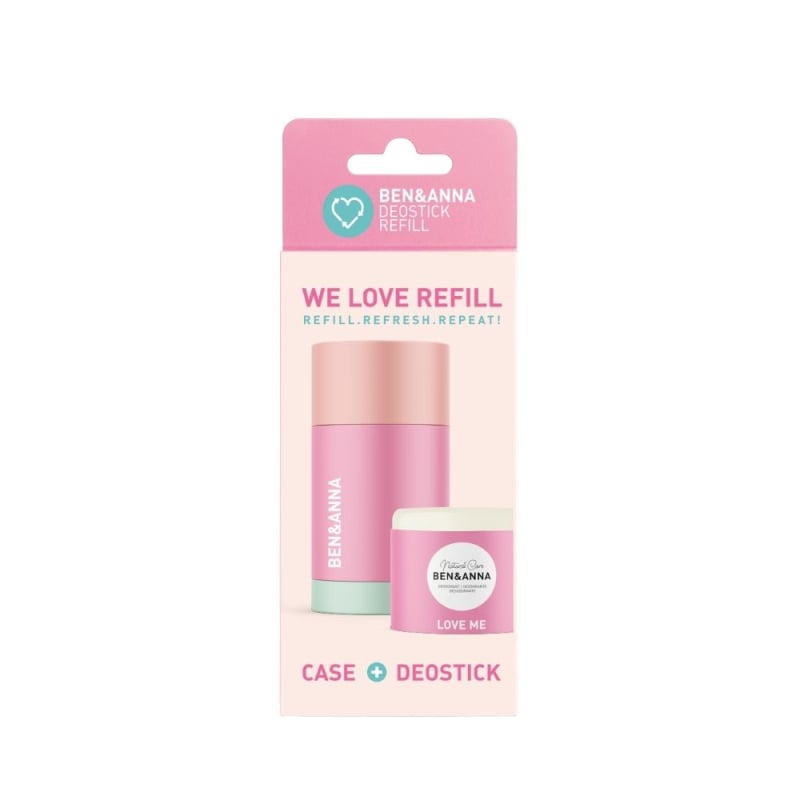 Ben & Anna Tuhý deodorant se znovupoužitelným aplikátorem (40 g) - Love Me - minimalizace plastového odpadu Ben & Anna Tuhý deodorant se znovupoužitelným aplikátorem (40 g) - Love Me - minimalizace plastového odpadu