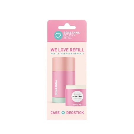 Ben & Anna Tuhý deodorant se znovupoužitelným aplikátorem (40 g) - Love Me - minimalizace plastového odpadu