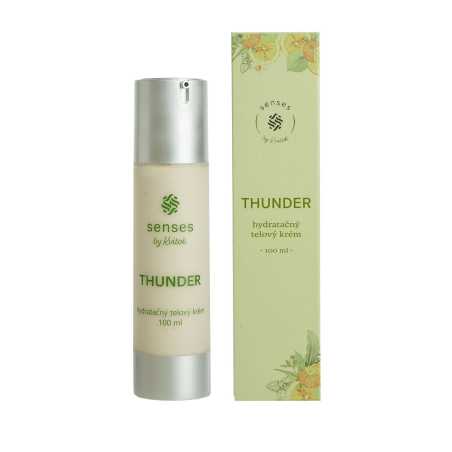 Kvitok Senses Hydratační tělový krém Thunder (100 ml) - svěže kořenitá vůně
