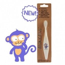 Dětský zubní kartáček v designu opičky Jack n' Jill