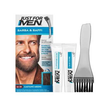 Just For Men Moustache & Beard Color M35 Medium Brown