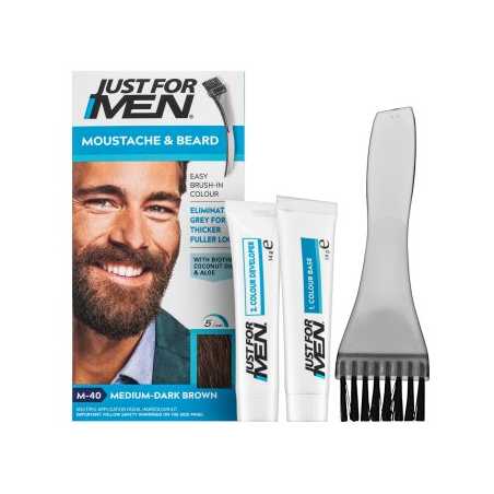 Just For Men Moustache & Beard Color M40 Medium-Dark Brown
